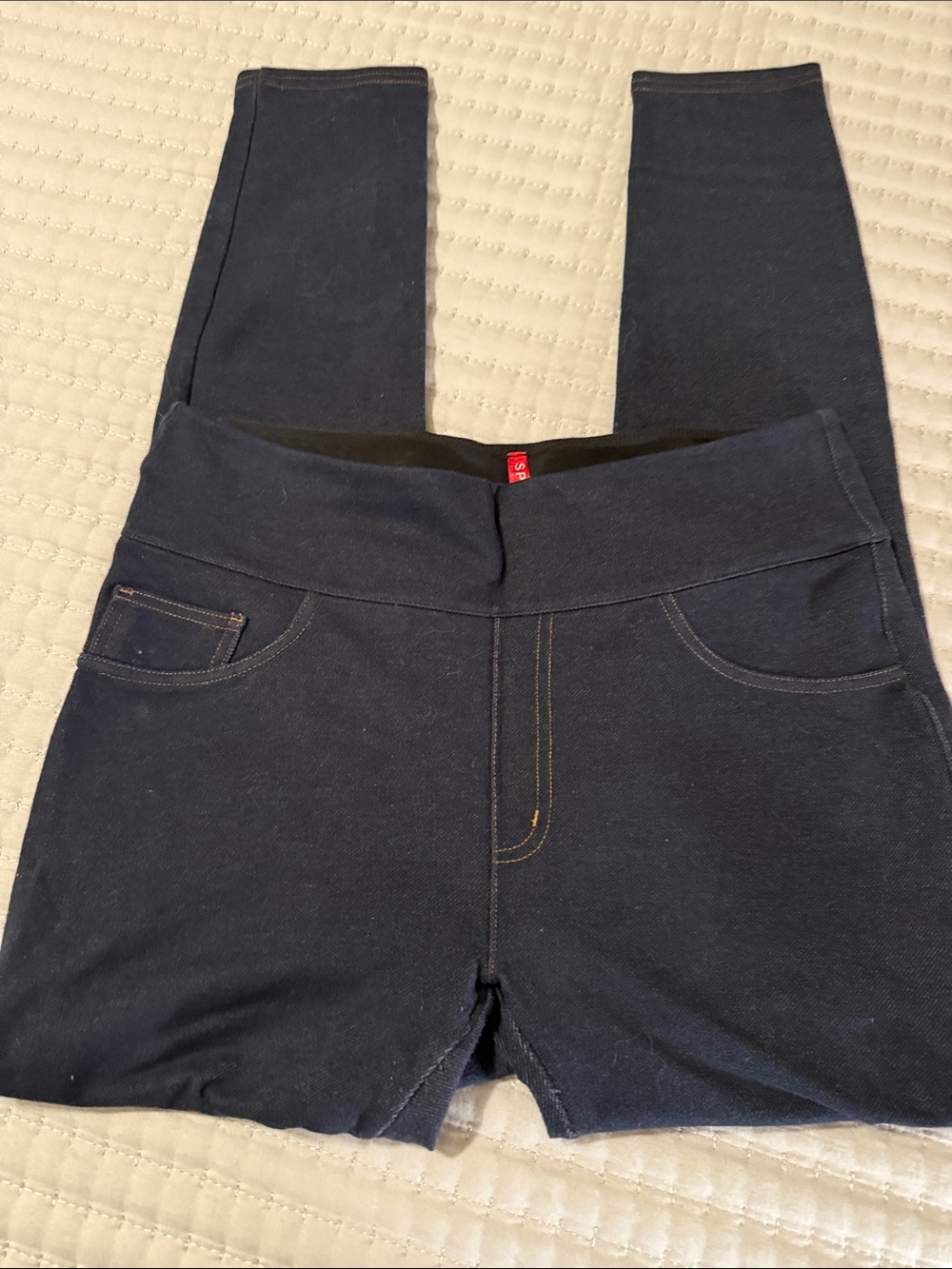 SPANX Dark Navy leggings size Large